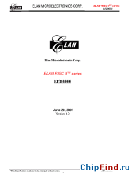 Datasheet EPD1600 manufacturer EMC